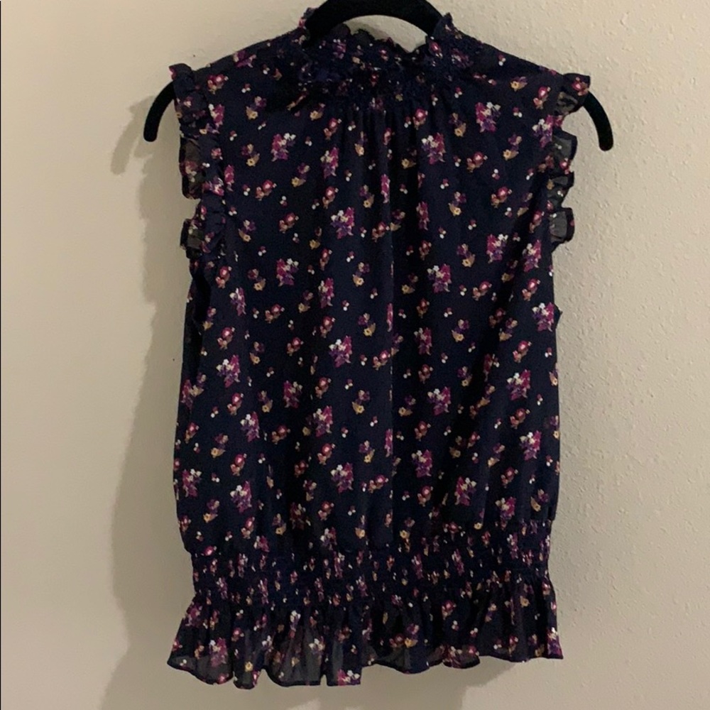 J Crew Floral Tank
